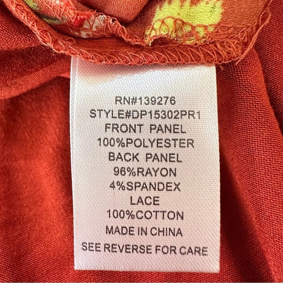 Daniel Rainn Stitch Fix Boho Sleveless Top with Crochet Detail - Petite Medium - Picture 9 of 12